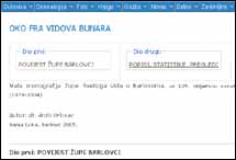 Oko fra Vidova Bunara, html.