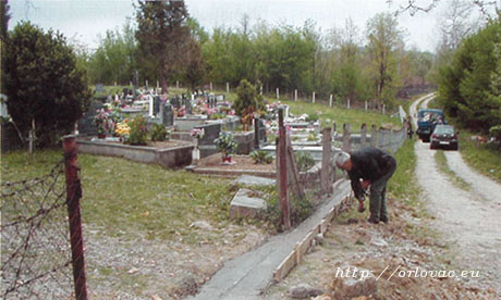 Izrada ograde na groblju Suvaje 2007.